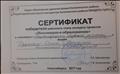 Сертификат победителя районного этапа конкурса проектов "Инновации в образовании" в номинации "Социализация и развитие личности "